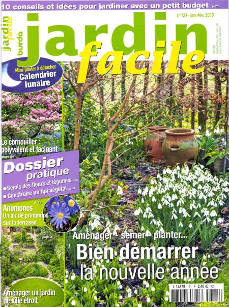 Abonement JARDIN FACILE - Revue - journal - JARDIN FACILE magazine